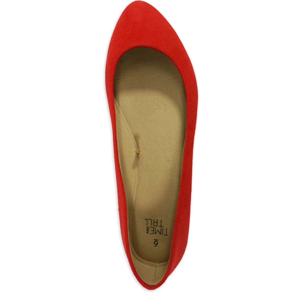 💲FIRM💲 Time and Tru Red Ballet Flats - Picture 4 of 5
